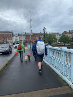 Crossing the Haven Bridge into Great Yarmouth